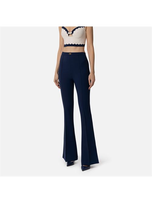 pantalone donna blu ELISABETTA FRANCHI | PA07951E2/DC8